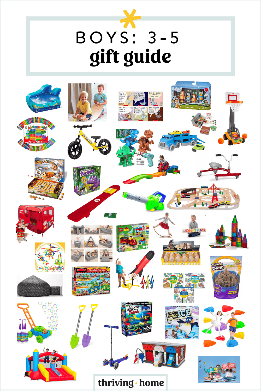 Gift Guide for Preschool Boys (Ages 3-5)
